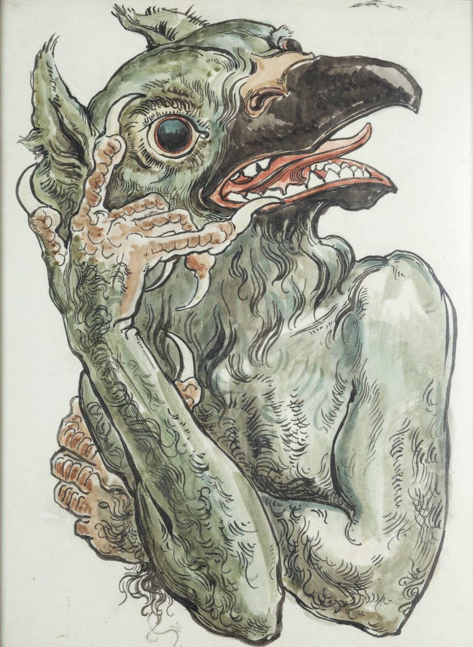 Djævelen med hovedet af en fugl af Jan Matejko
