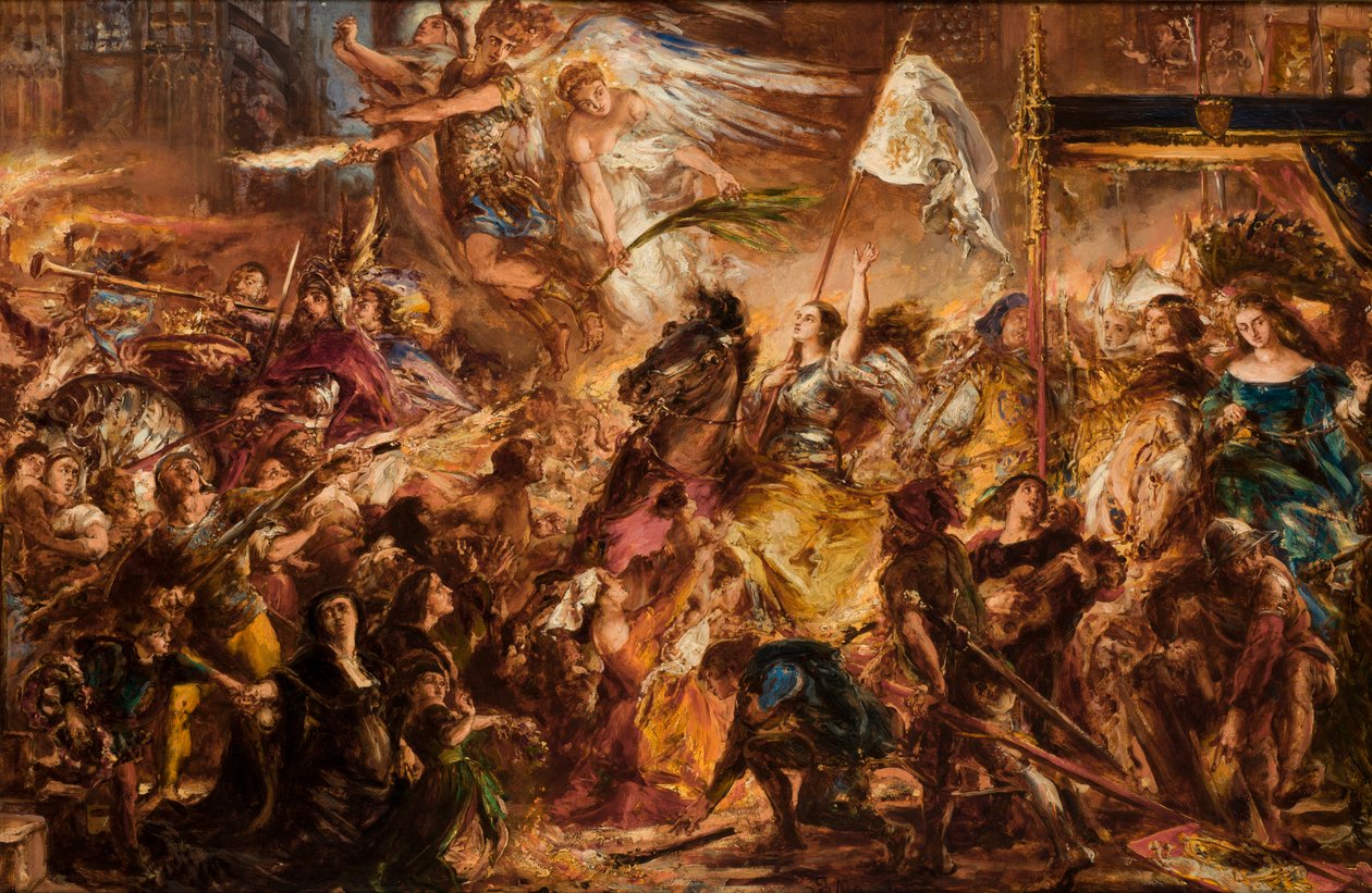 Jomfruen fra Orléans af Jan Matejko