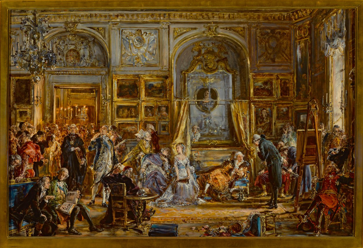 Forfatningen af 3. maj. Den fireårige Sejm. Uddannelseskommissionen. Delingen. År 1795 af Jan Matejko