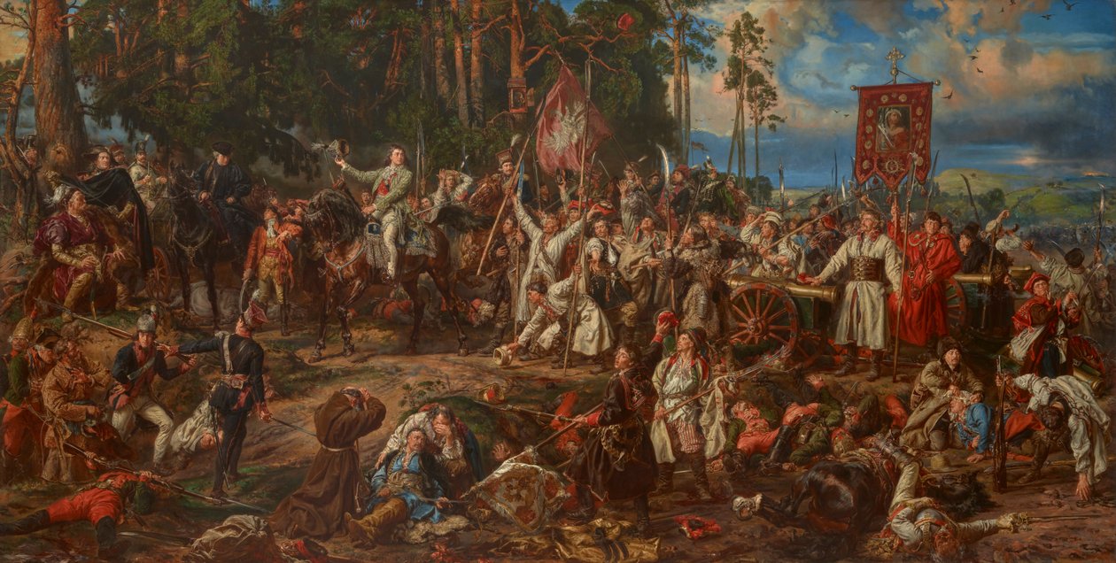 Kościuszko ved Racławice af Jan Matejko