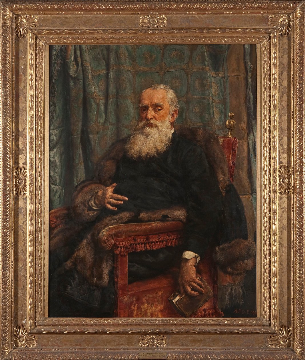 Portræt af Henryk Krajewski af Jan Matejko
