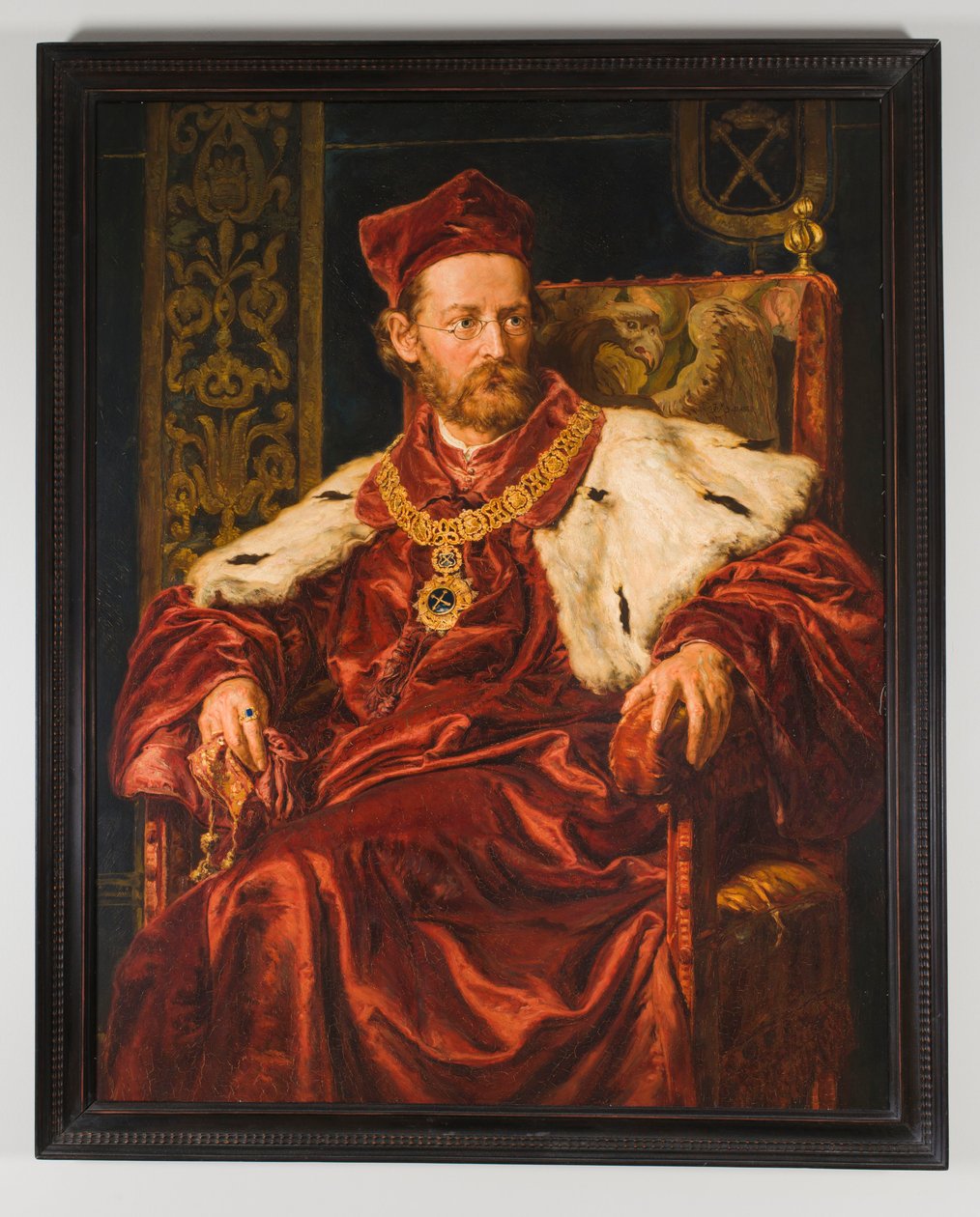 Portræt af Józef Szujski (1835-1883) af Jan Matejko