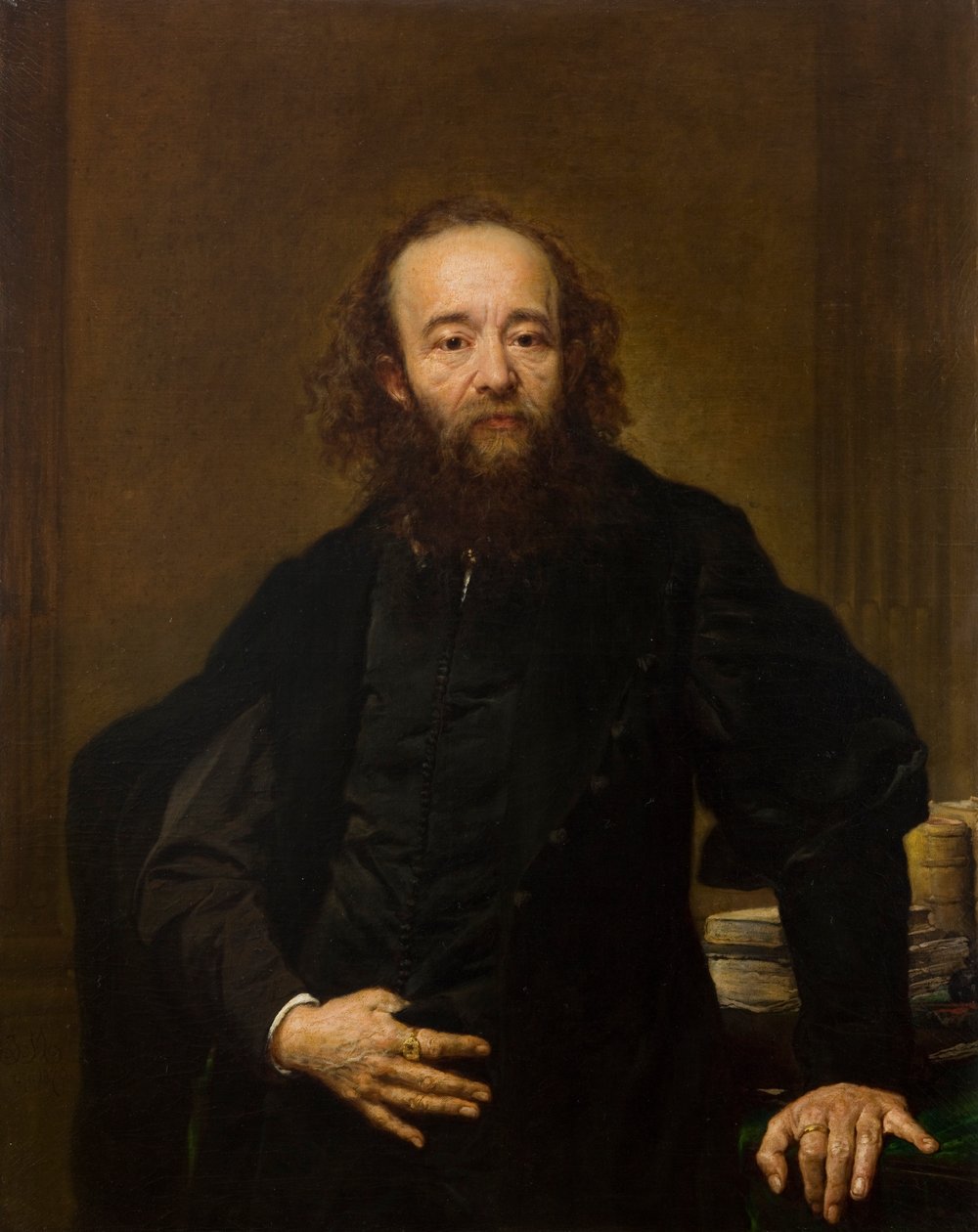 Portræt af Leonard Serafiński af Jan Matejko
