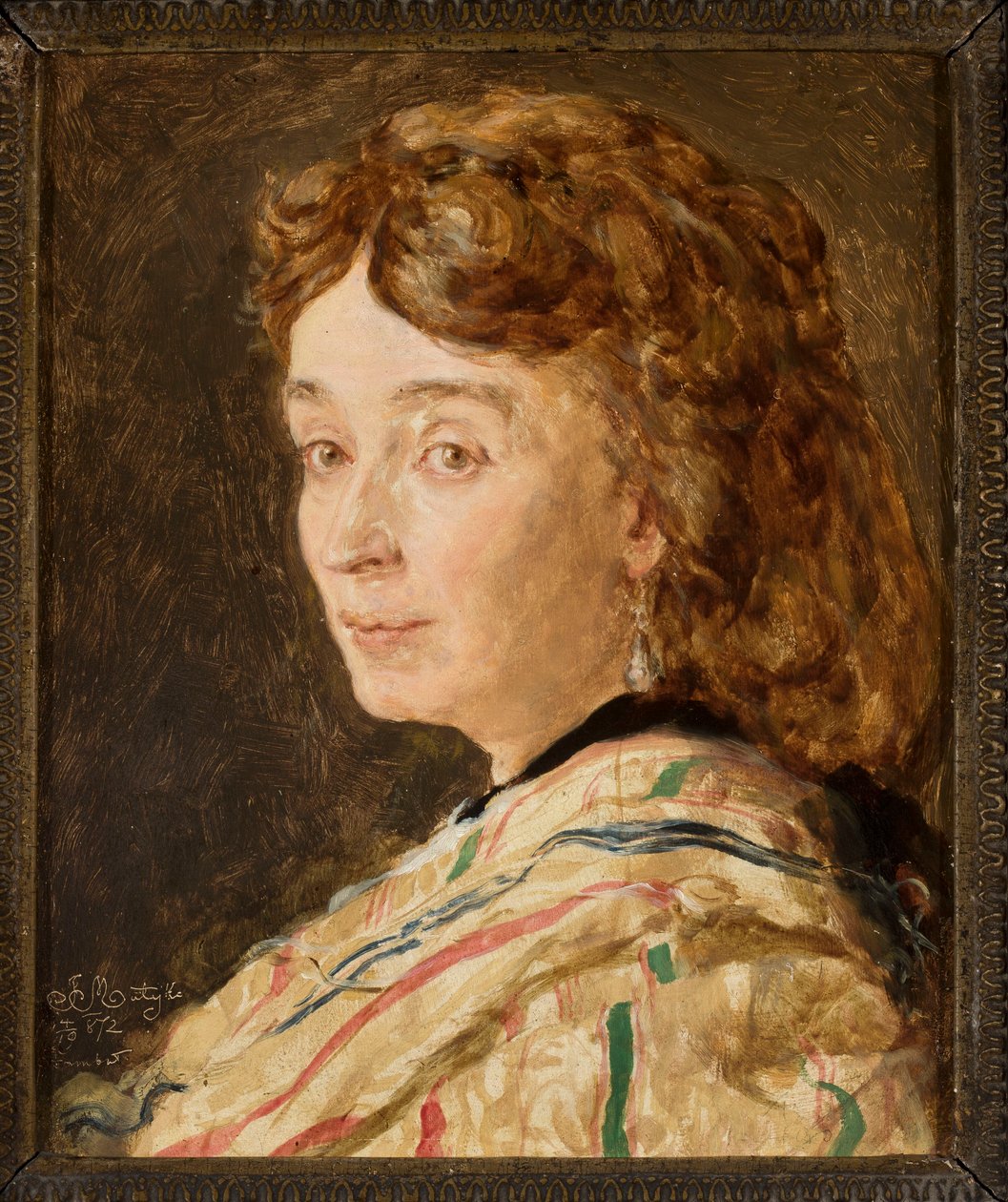Portræt af Ludwika Gropplerowa af Jan Matejko
