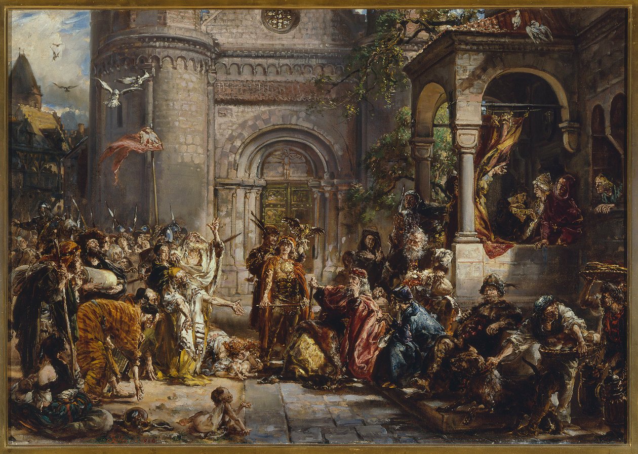 Optagelse af jøder. R.P. 1096 af Jan Matejko