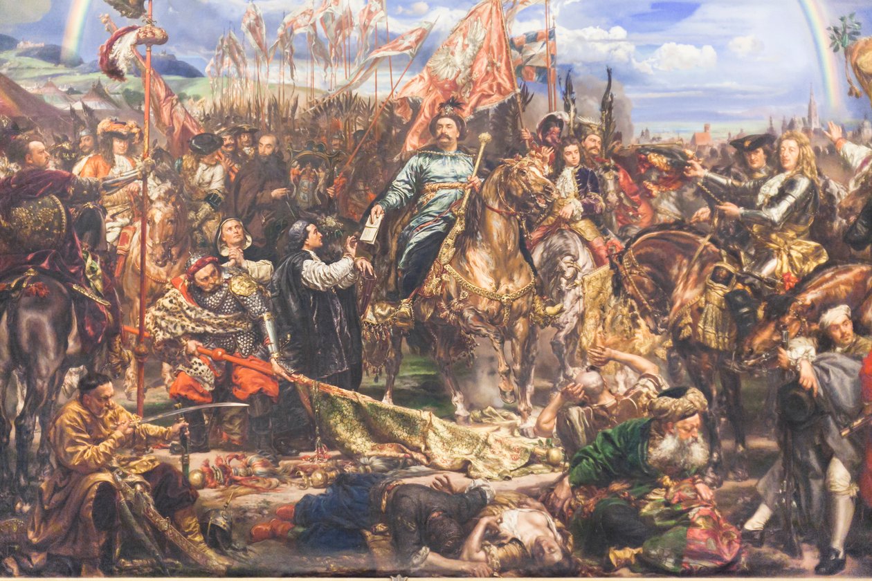 Sobieski sender besked om sejr til paven efter slaget ved Wien af Jan Matejko