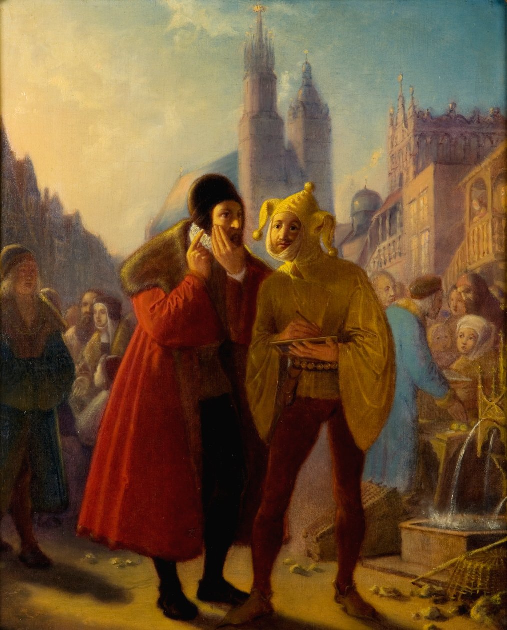 Stańczyk foregiver tandpine af Jan Matejko