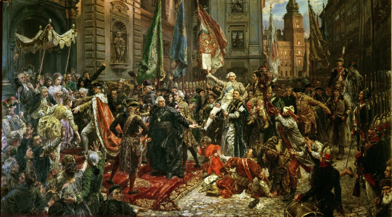 Grundloven af 3. maj 1791, 1891 af Jan Alojzy Matejko