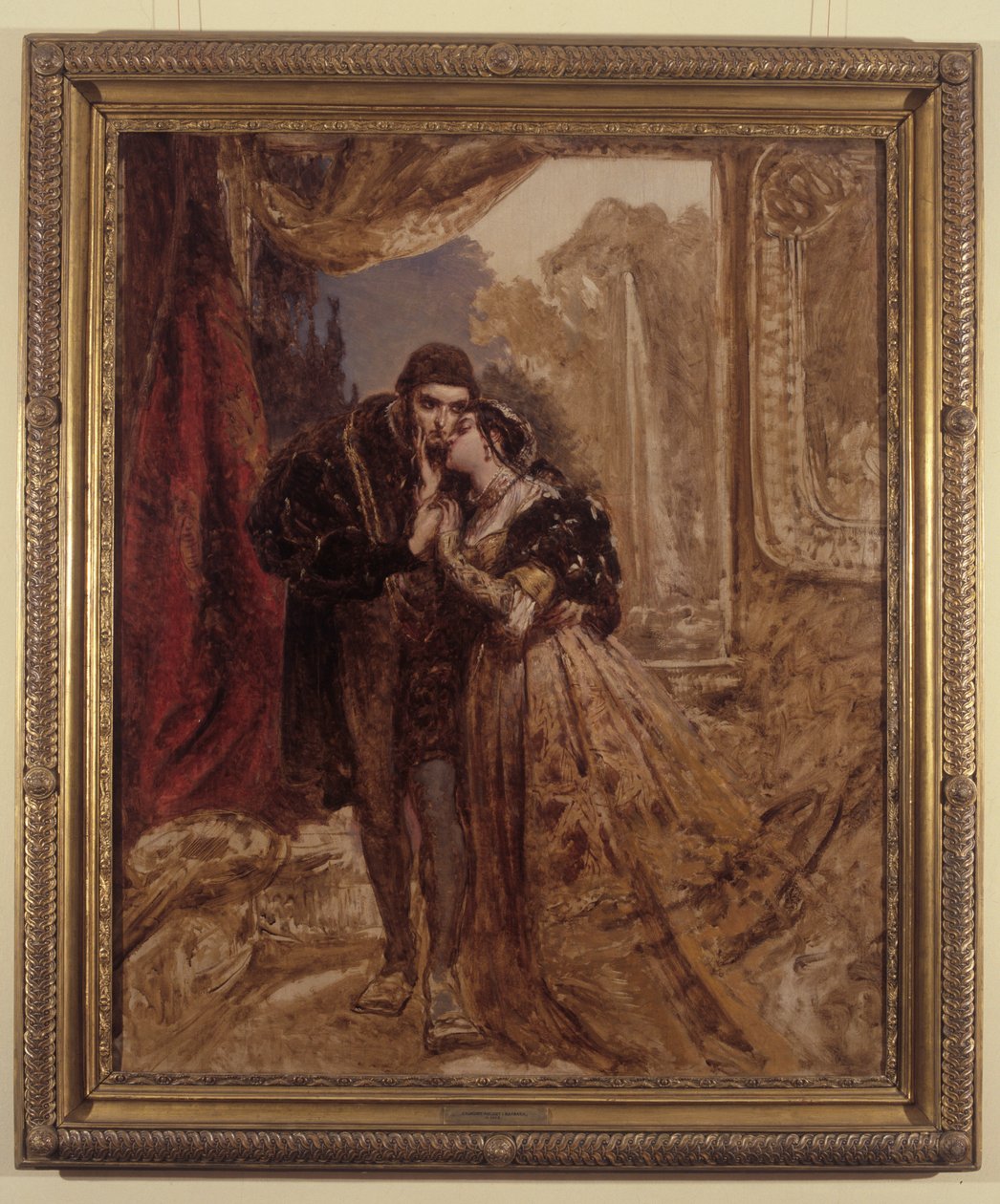 Sigismund August og Barbara Radziwiłł af Jan Matejko