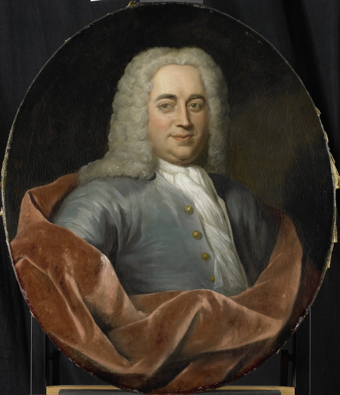 Portræt af Walter Senserff, direktør for Rotterdam Chamber of the Dutch East India Company, valgt 1731 af Jan Maurits Quinkhard