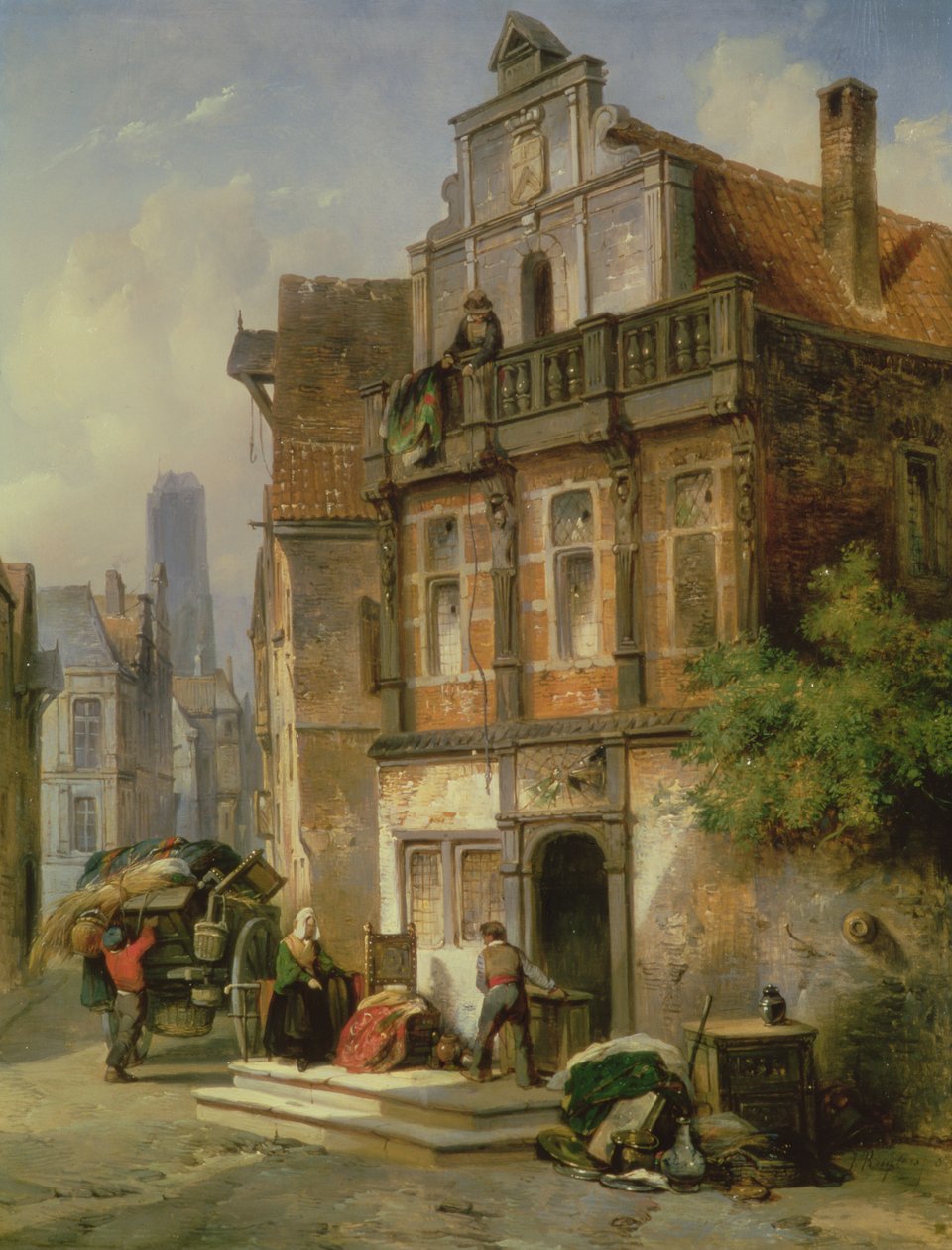 Indflytning, 1837 af Jan Michiel Ruyten
