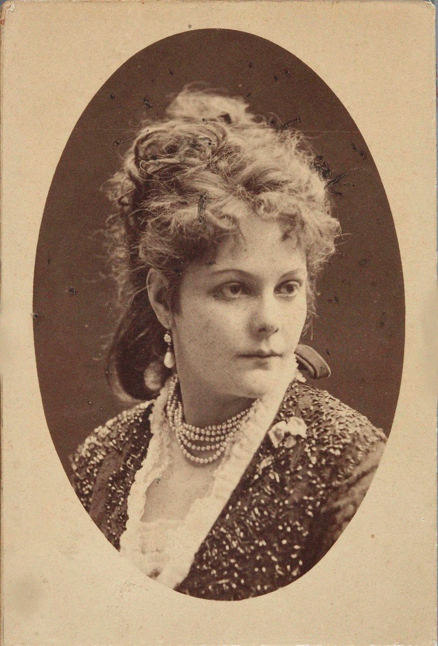 Portræt af pianist og komponist Sophie Menter 1846-1918, 1893. af Jan Mieczkowski