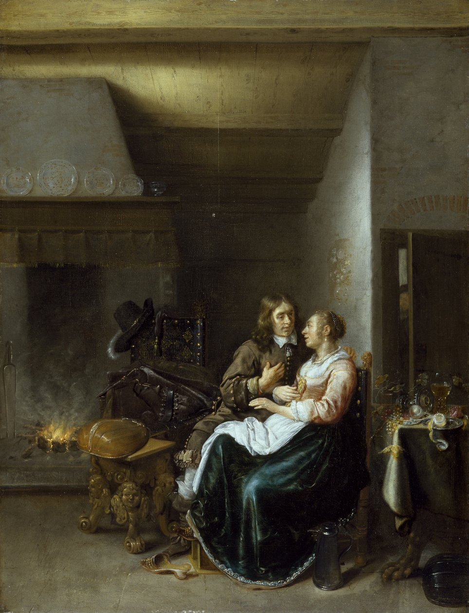 Et par i et indre, 1652 af Jan Miense Molenaer