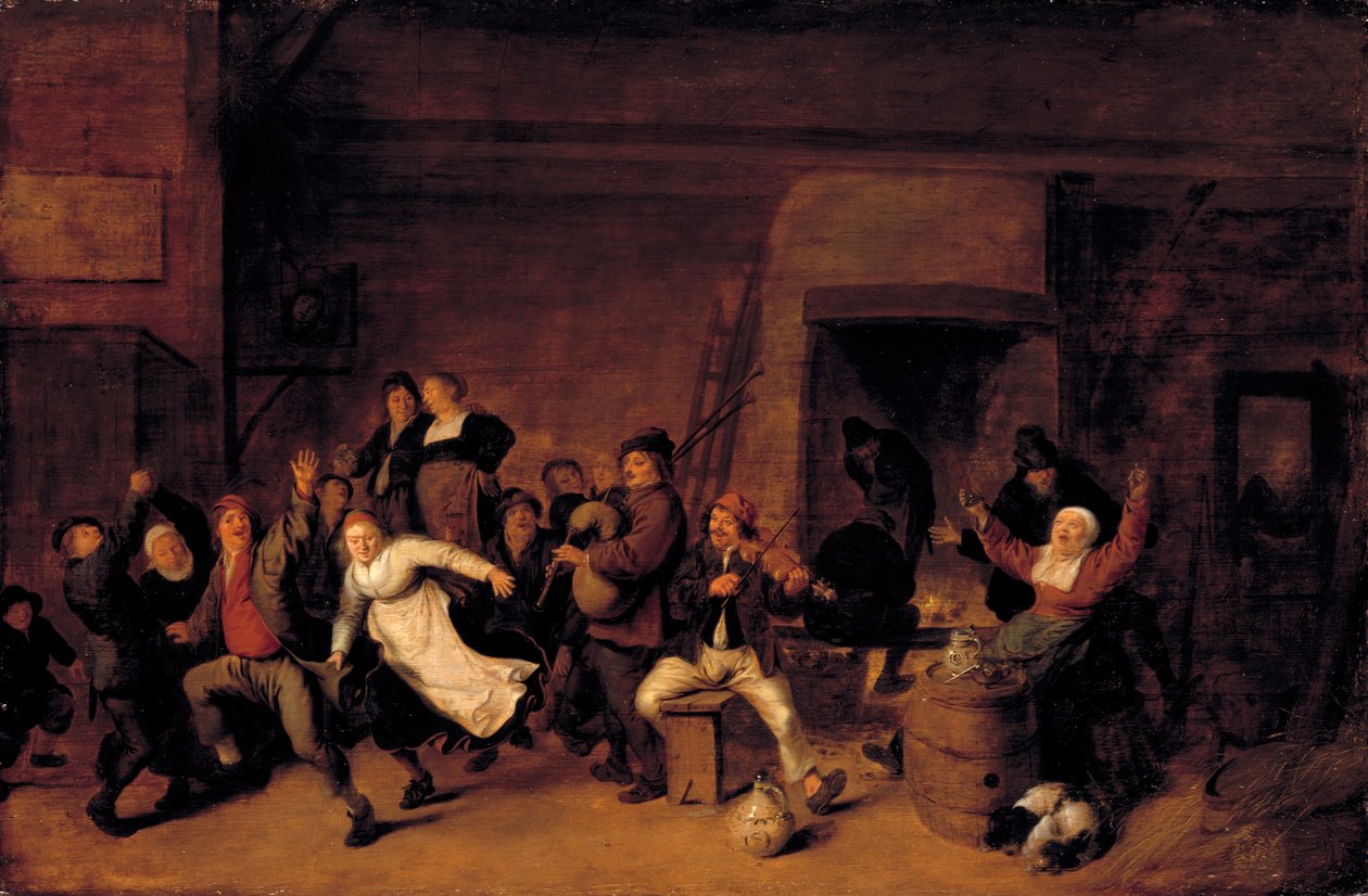 Festscene, ca. 1650. af Jan Miense Molenaer