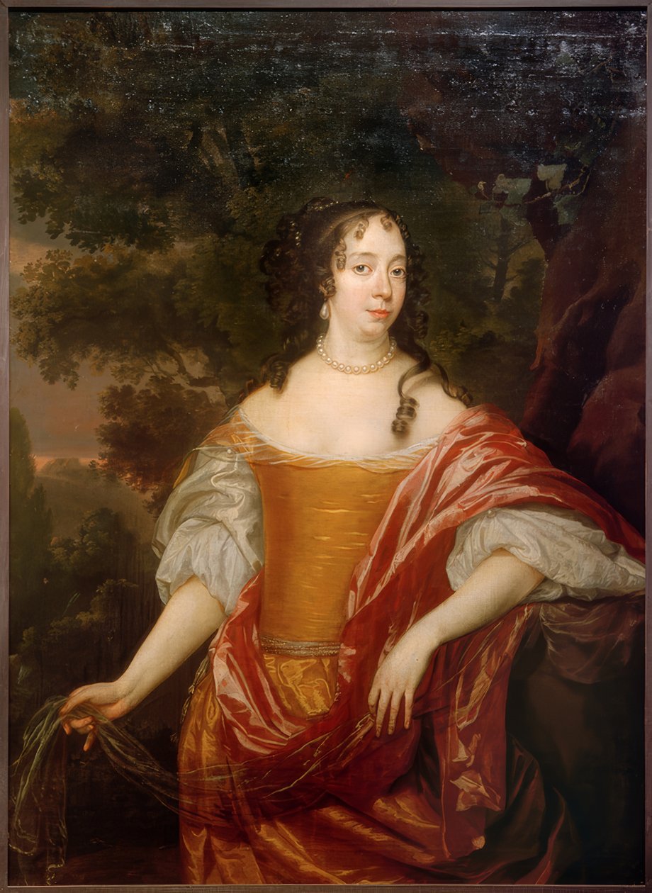 Albertine Agnes van Oranje-Nassau, prinsesse af Nassau-Diez af Jan Mijtens