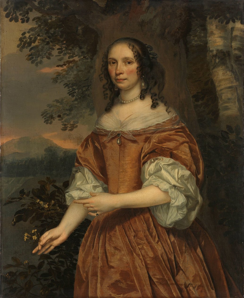Maria de Witte Françoisdr (f 1616). Hustru til Johan van Beaumont af Jan Mijtens