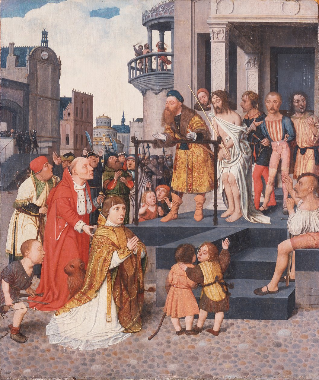 Kristus vist frem for folket, ca. 1515 (olie på panel) af Jan Mostaert