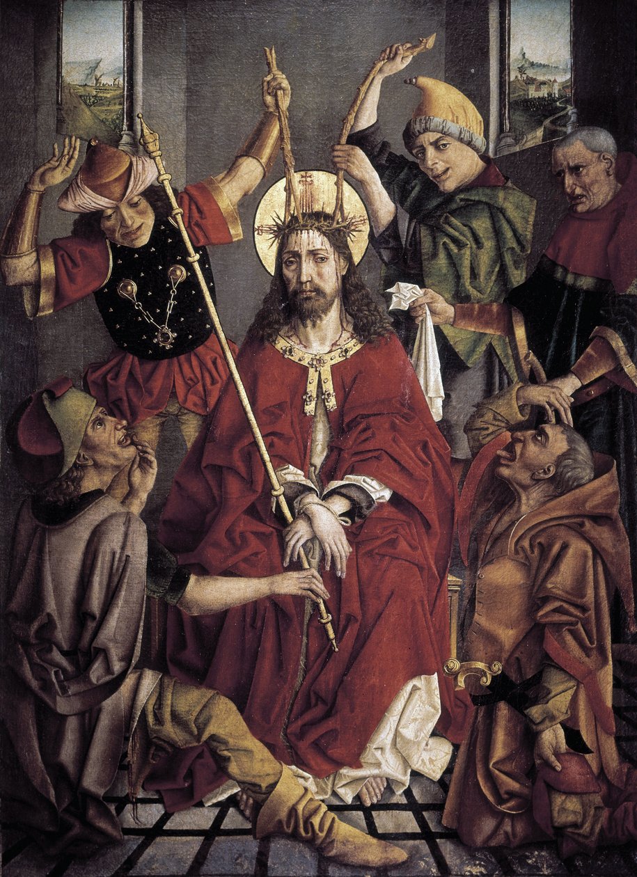 Ecce Homo. 1. halvdel af 1500-tallet (olie på træ) af Jan Mostaert