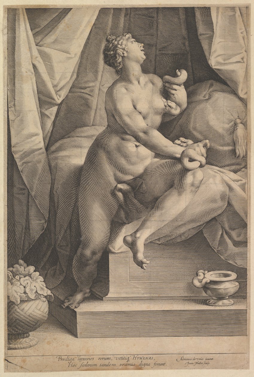 Cleopatra, ca. 1623. af Jan Muller