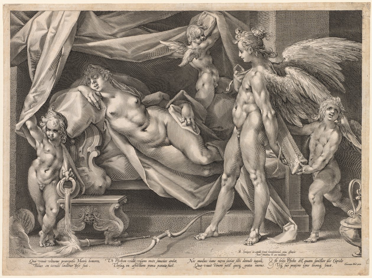 Amor og Psyche af Jan Muller