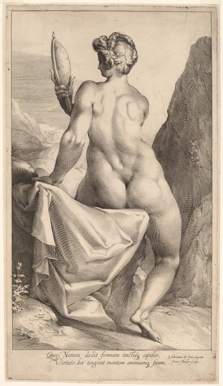 Forsigtighed af Jan Muller, after Adriaen de Vries