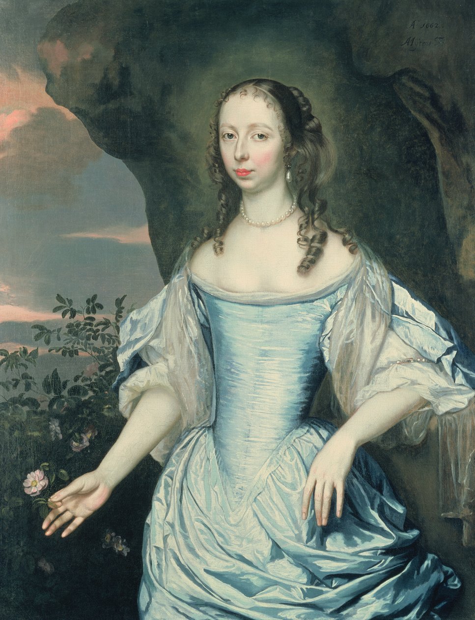 Portræt af en dame, 1662 af Jan Mytens or Mijtens