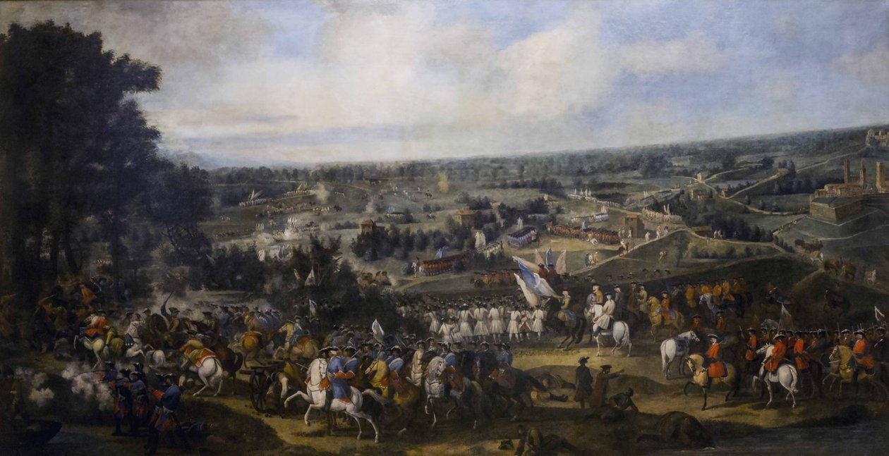 Slaget ved Guastalla af Jan Peeter Verdussen