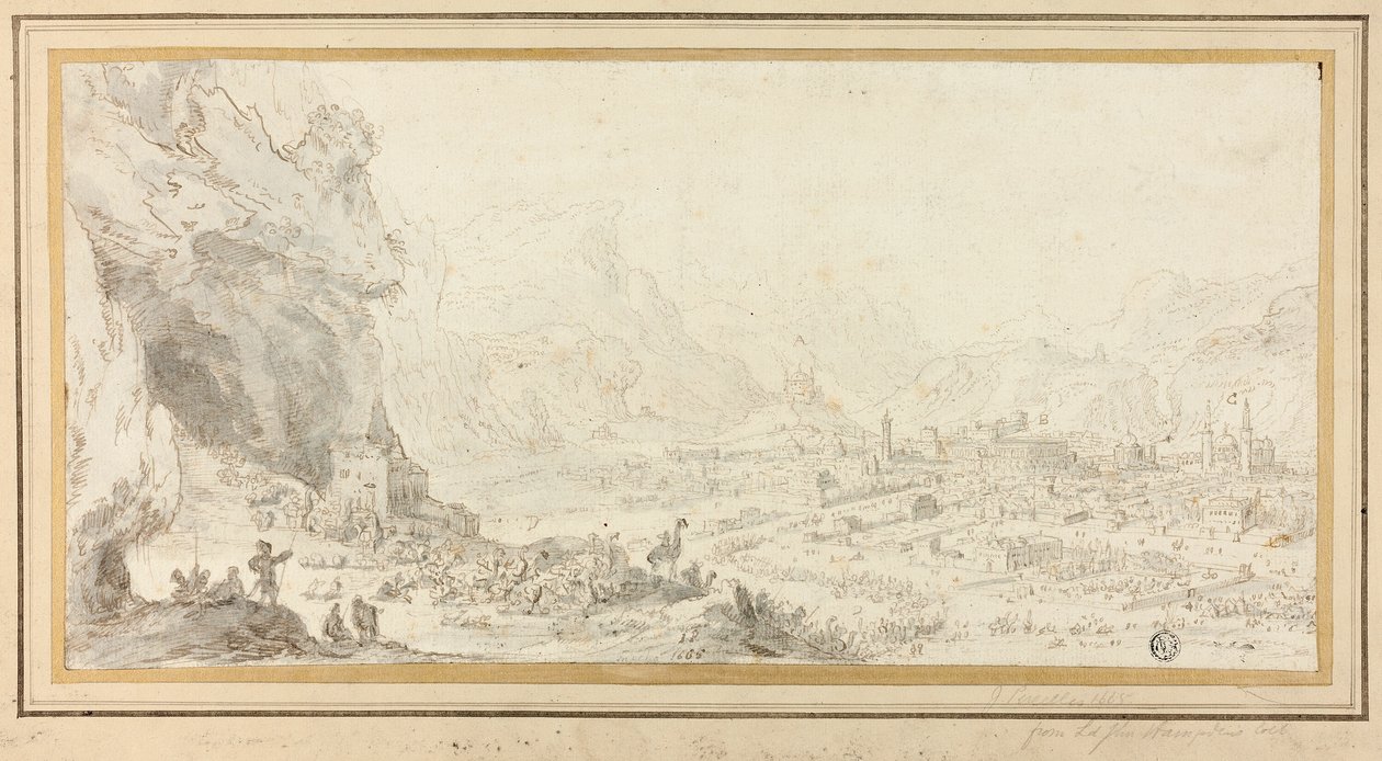 Udsigt over Mekka af Jan Peeters I