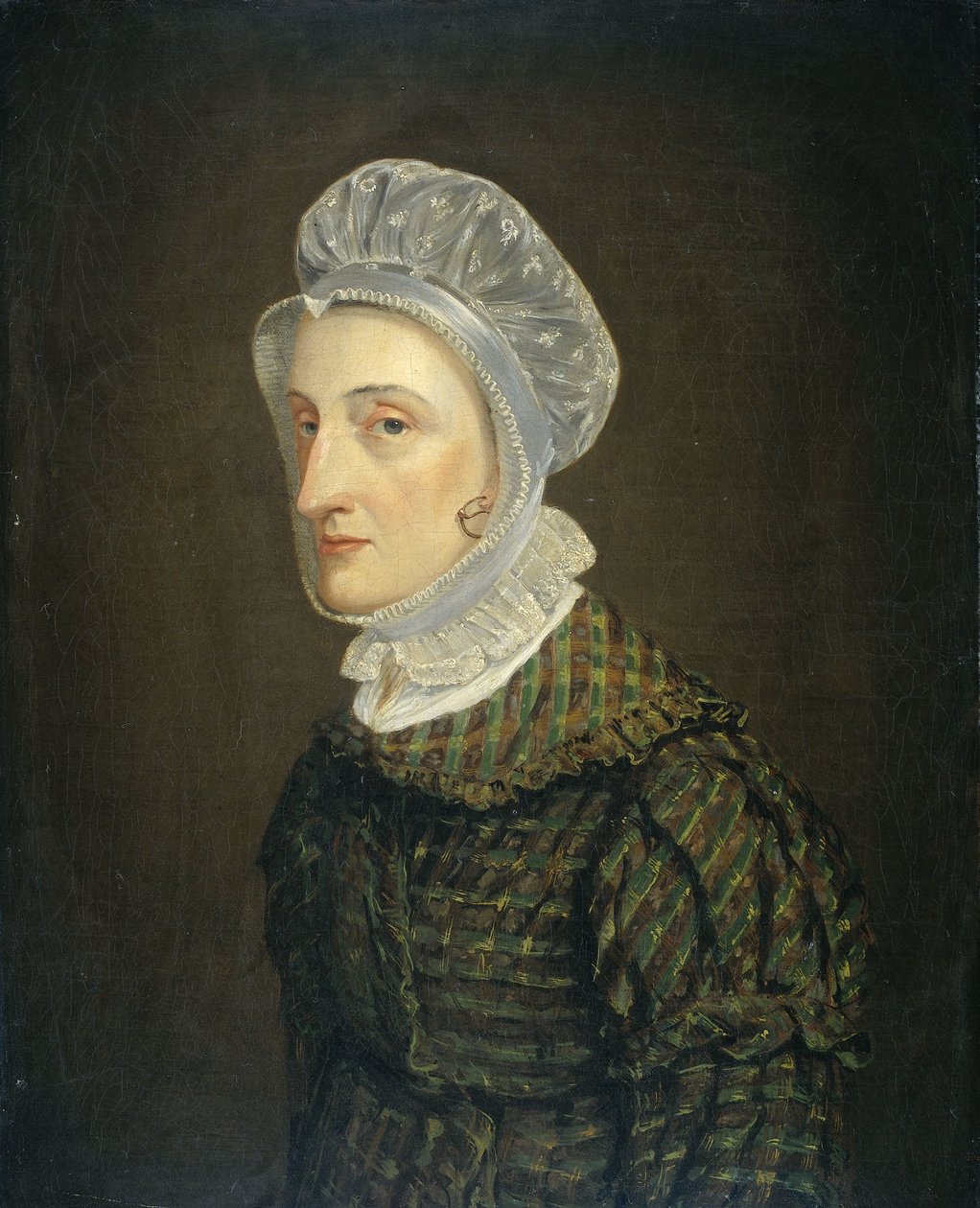 Portræt af Maria Petronella Mann, kone til Heinrich Gottfried Theodor Crone af Jan Philip Simon