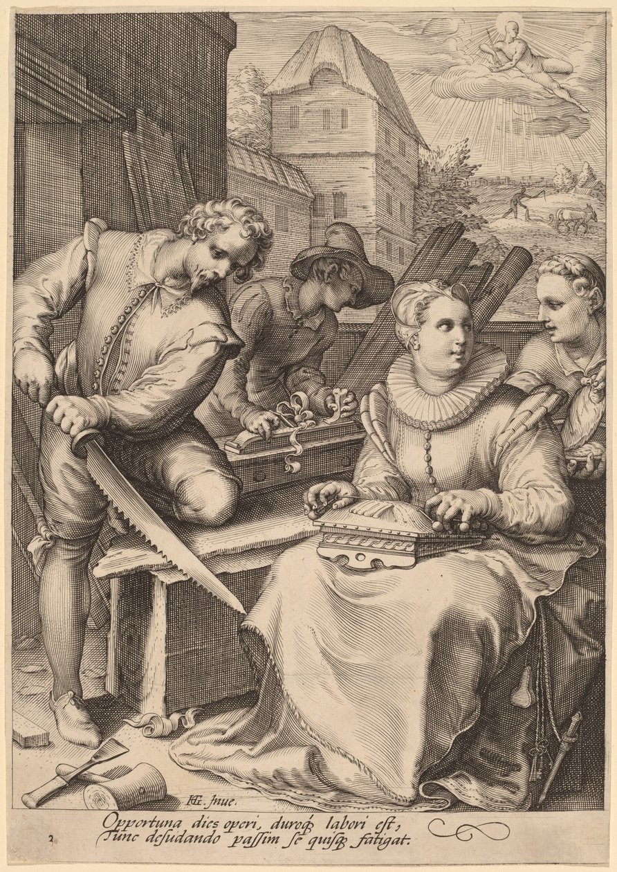 En af Jan Pietersz Saenredam, after Hendrik Goltzius