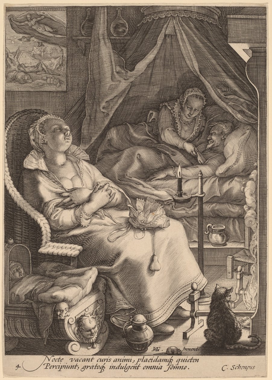 Nat af Jan Pietersz Saenredam, after Hendrik Goltzius