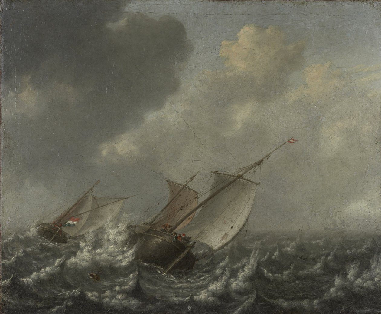 Fartøjer på et uroligt hav, 1620