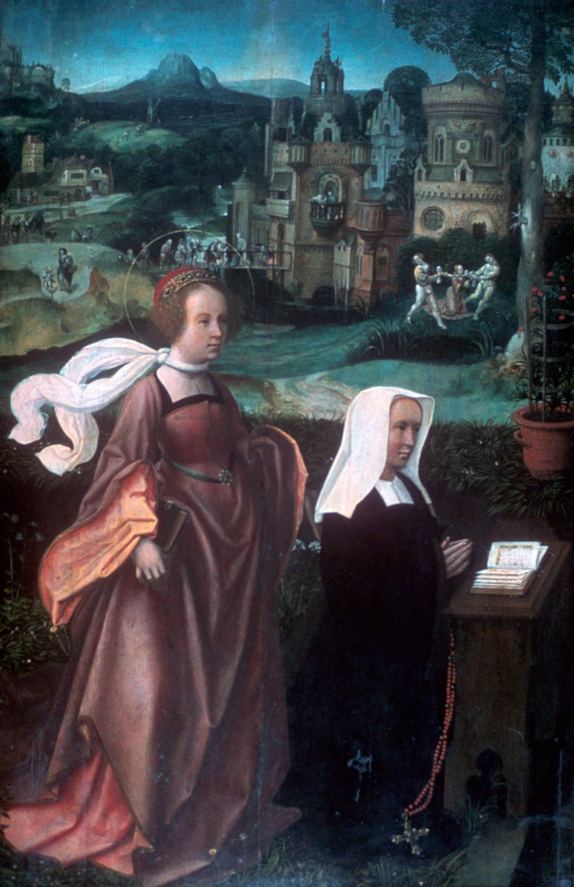 Sankt Godelieve, c1485-1529 af Jan Provoost