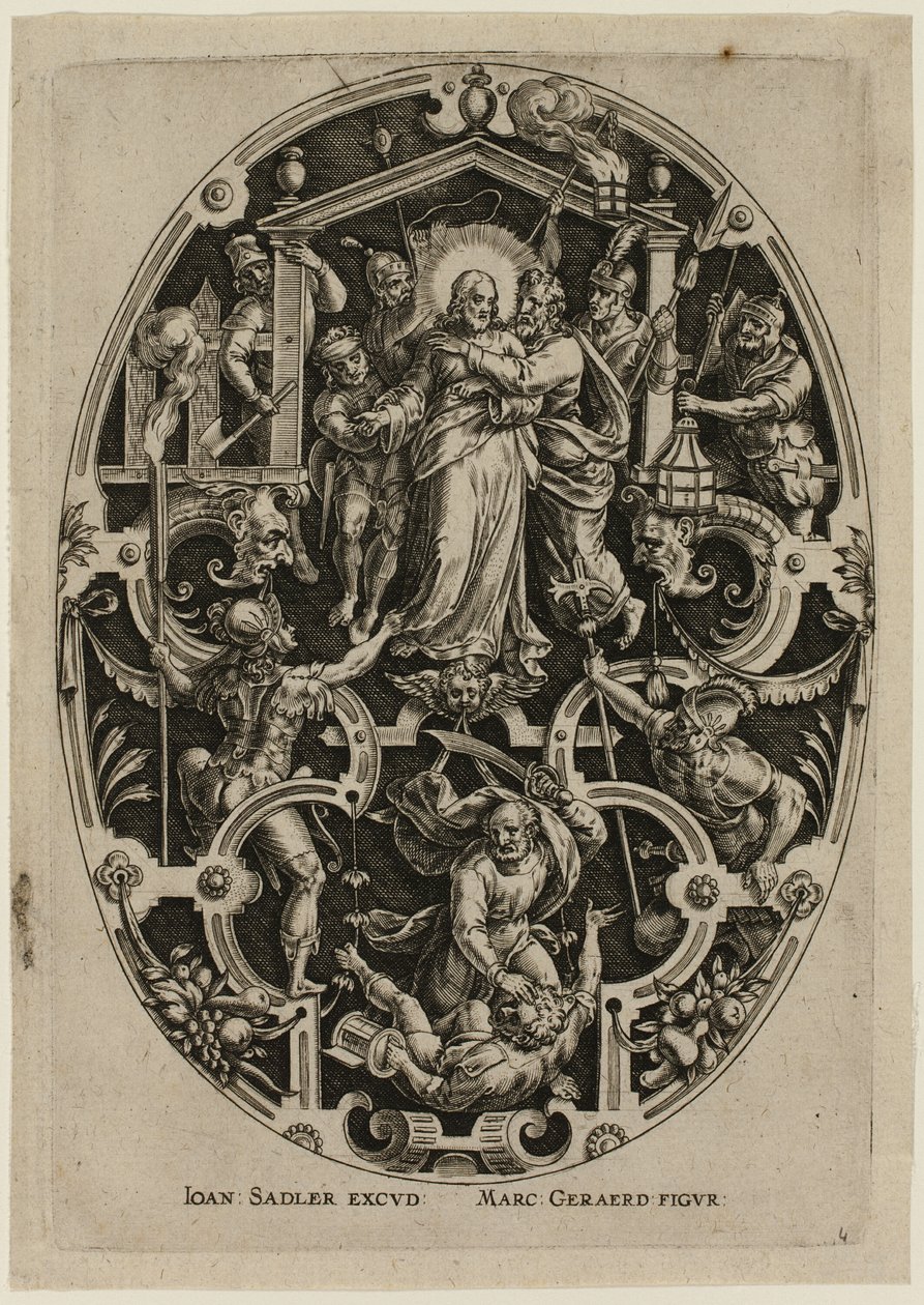 Forræderi mod Kristus, fra Passion of Christ af Jan Sadeler I