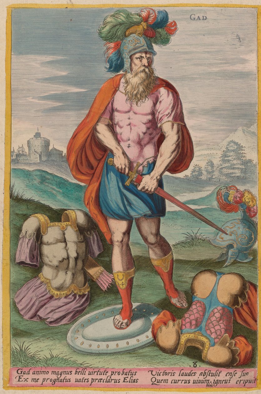 Gad af Jan Sadeler I after Crispen van den Broecke