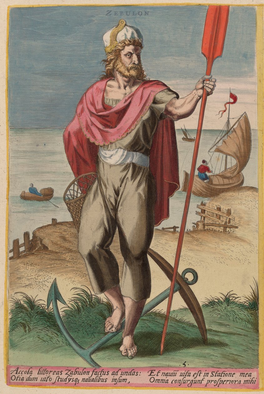 Zebulon af Jan Sadeler I after Crispen van den Broecke
