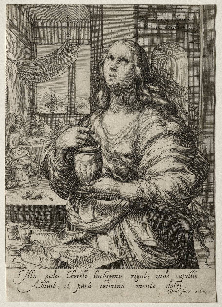 Heltinder i Det Nye Testamente: Maria Magdalena af Jan Saenredam