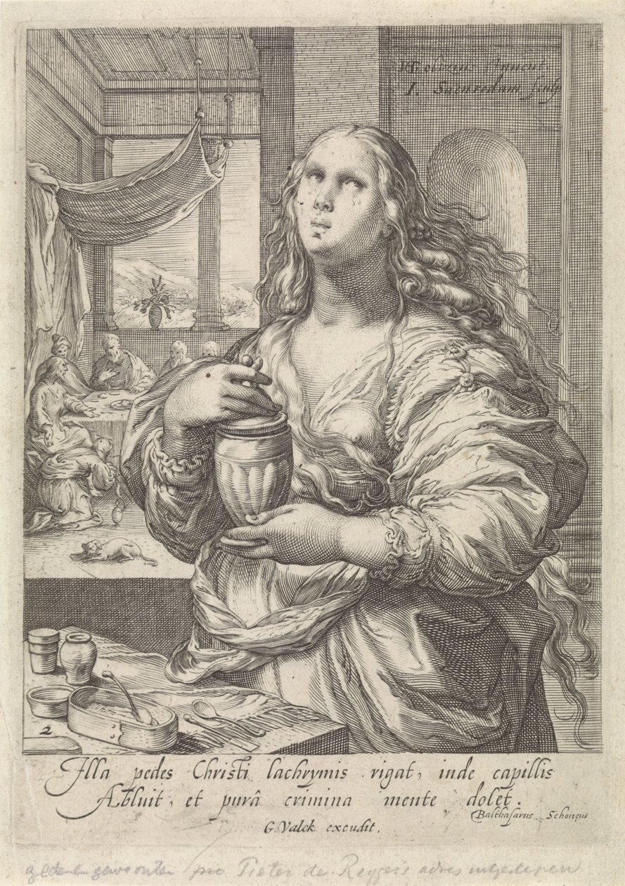 Maria Magdalene Berømte kvinder i Det Nye Testamente (serietitel) af Jan Saenredam