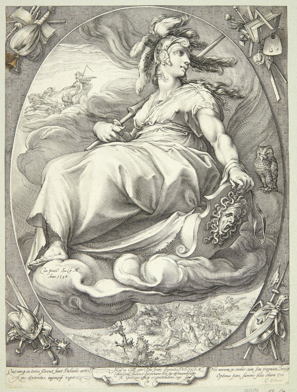 Minerva af Jan Saenredam