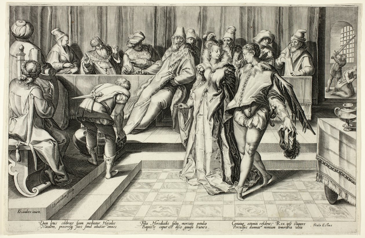 Salome danser før Herodes af Jan Saenredam