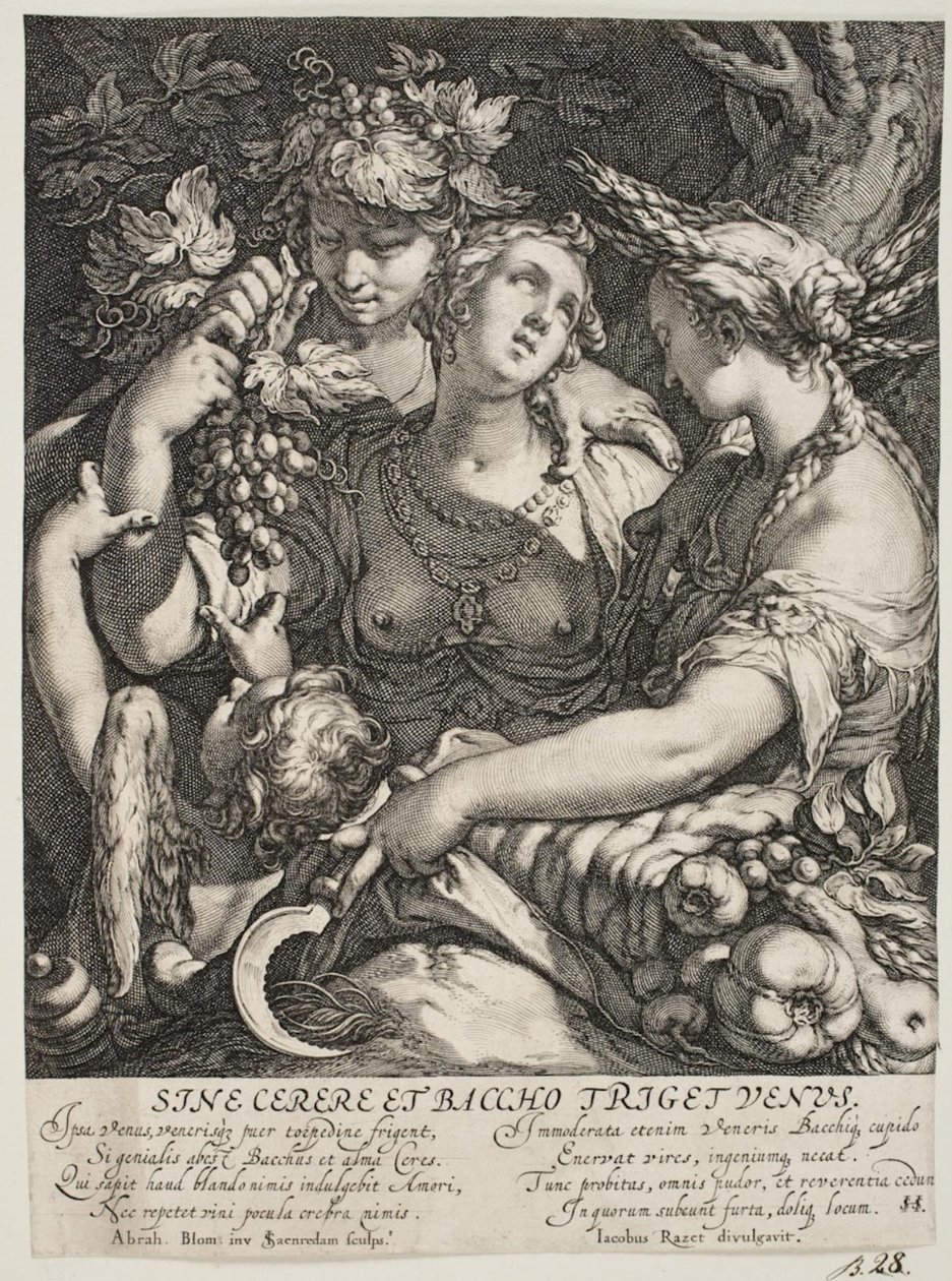 Alliancen af Venus med Bacchus og Ceres af Jan Saenredam