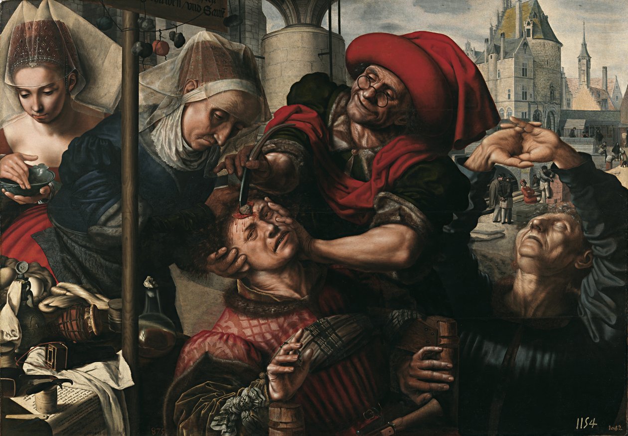 Kirurgi, 1550-1555 af Jan Sanders Hemessen van