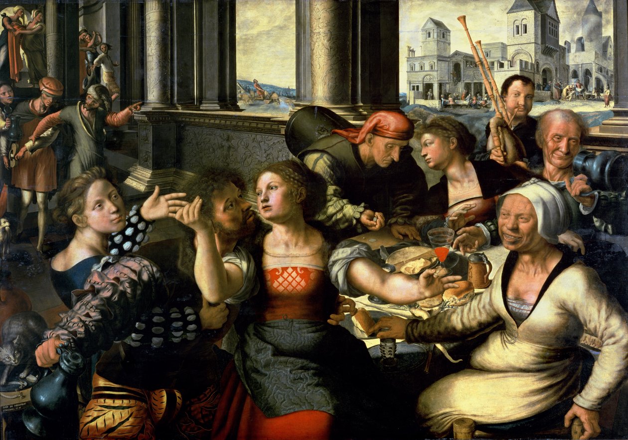 Den fortabte søn, 1536 af Jan Sanders van Hemessen