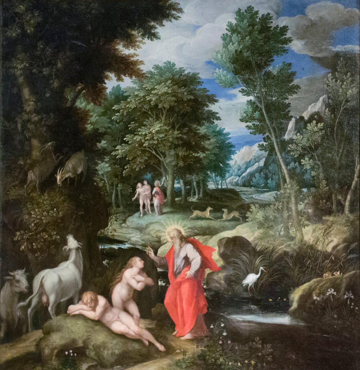 Evas skabelse, ca. 1586-89 (olie på lærred) af Jan Soens