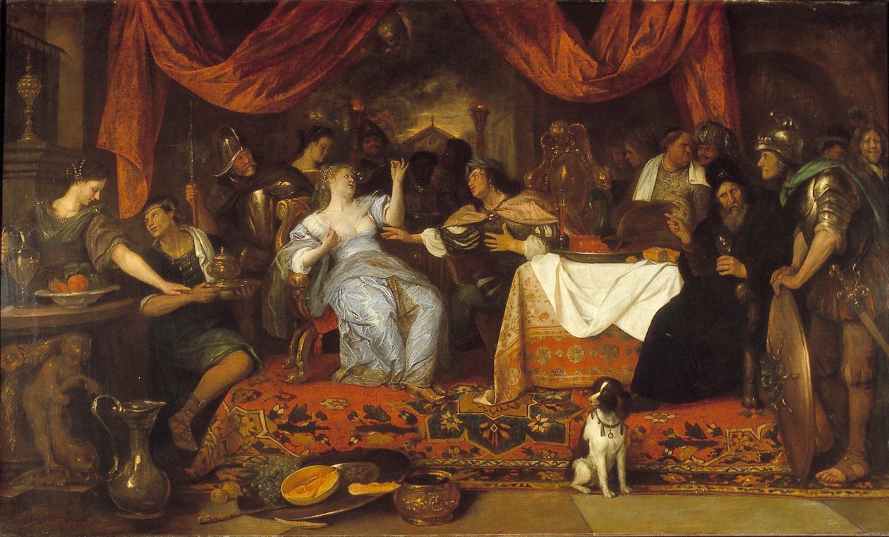 Antonius og Kleopatra af Jan Steen