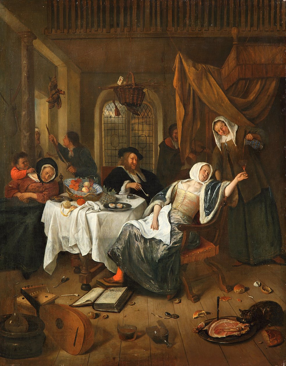 Den løsagtige husholdning af Jan Steen