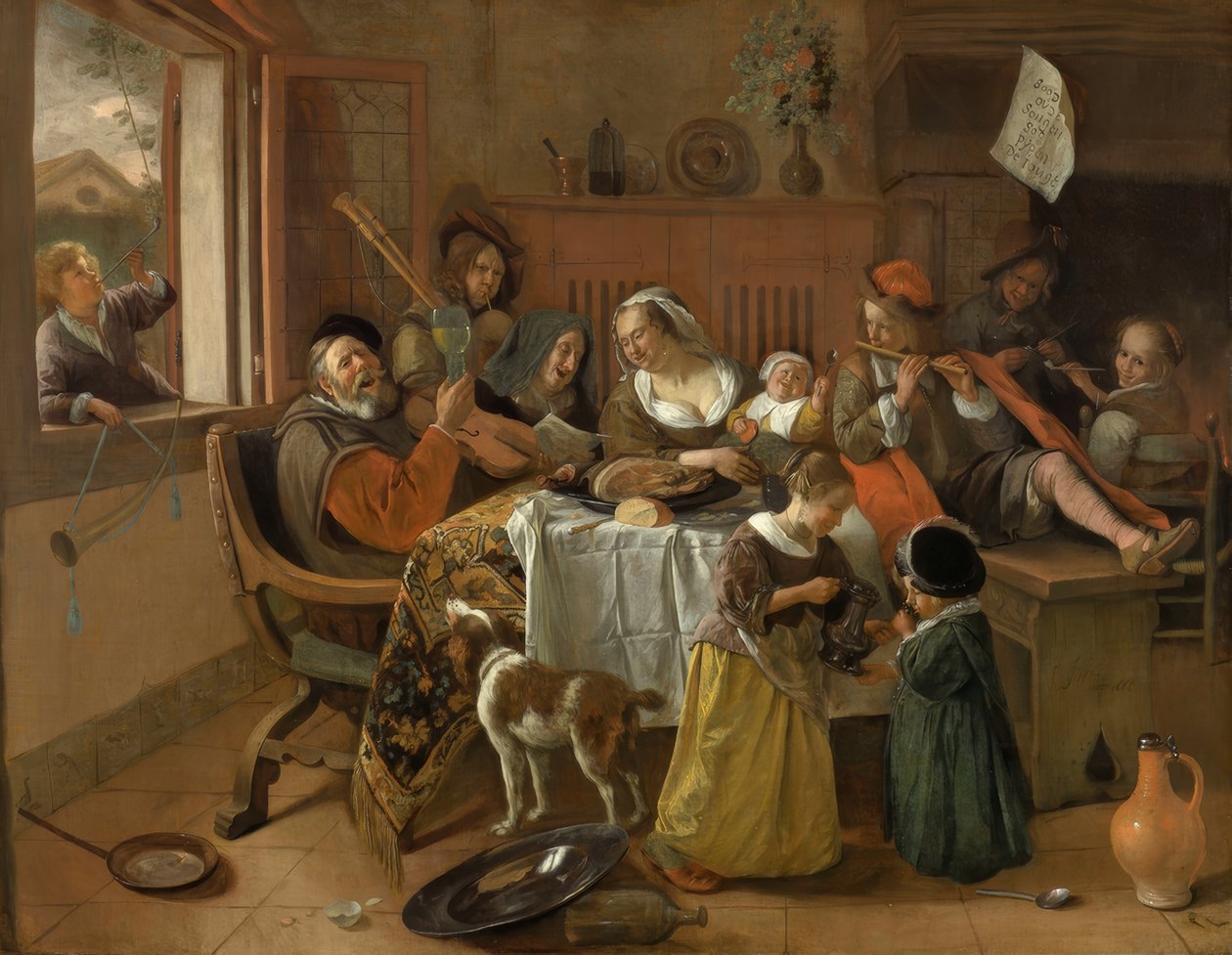 Den glade familie af Jan Havickszoon Steen