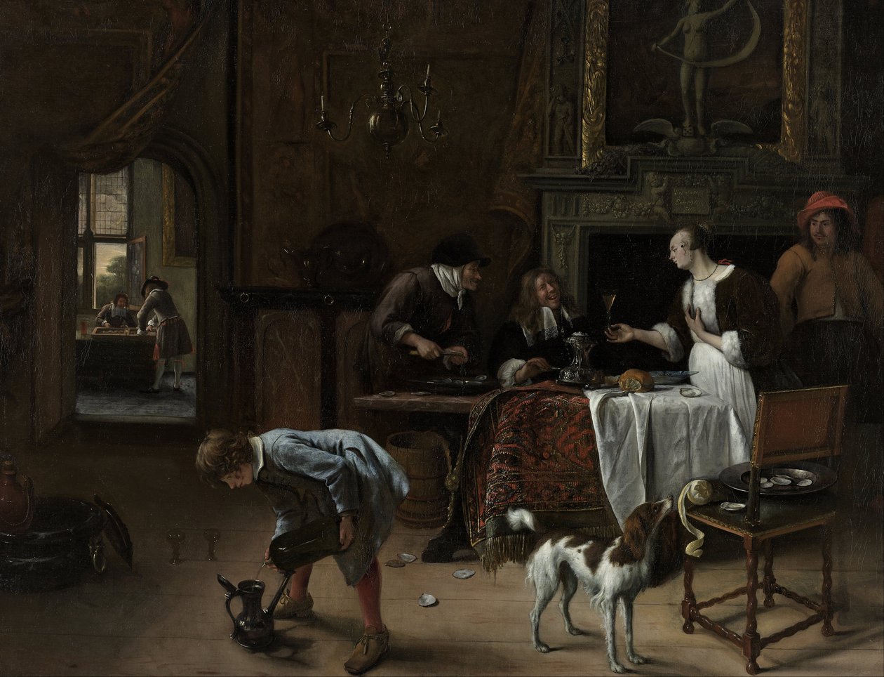 Hvad der kommer let går let af Jan Havickszoon Steen