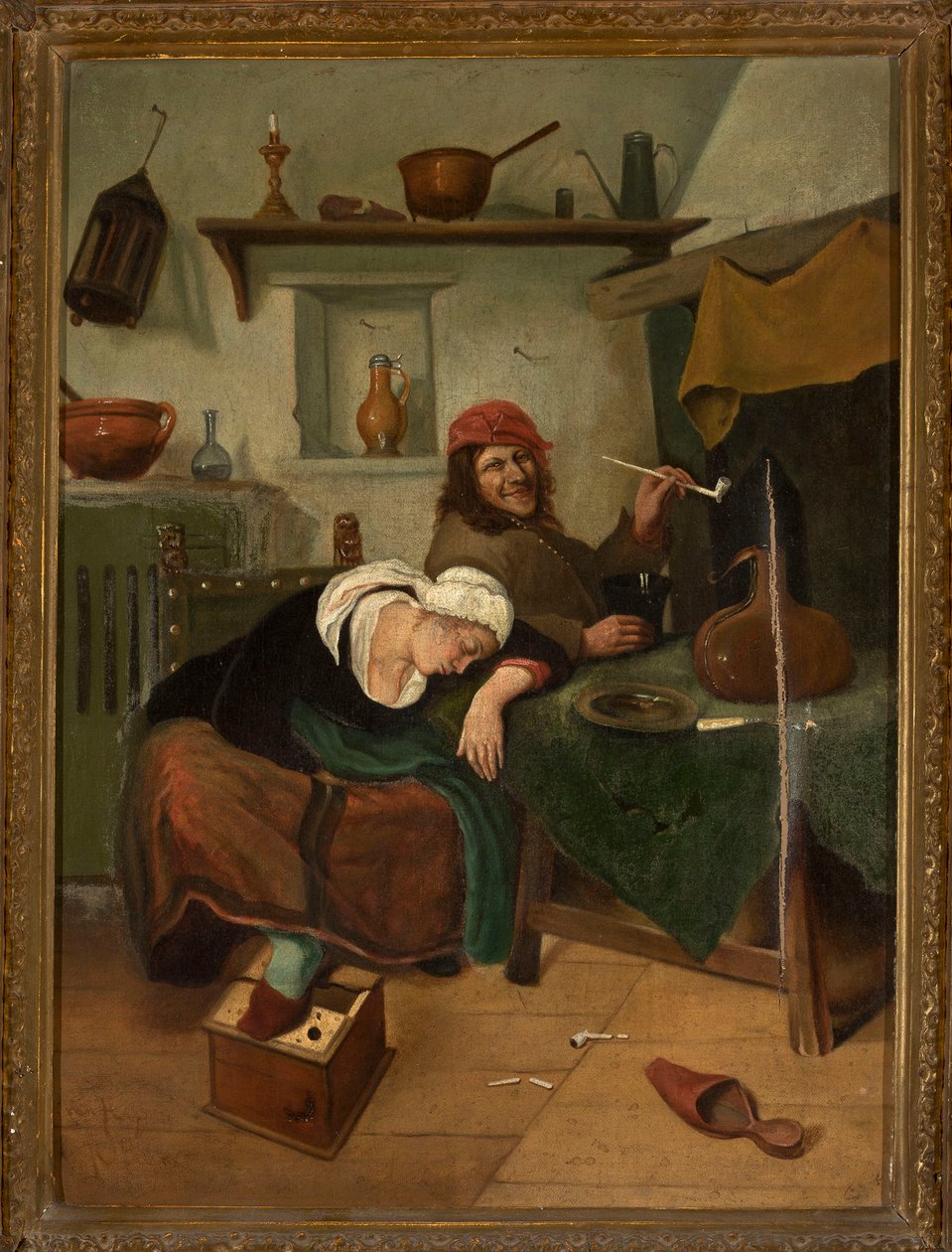 Beruset kvinde af Jan Steen