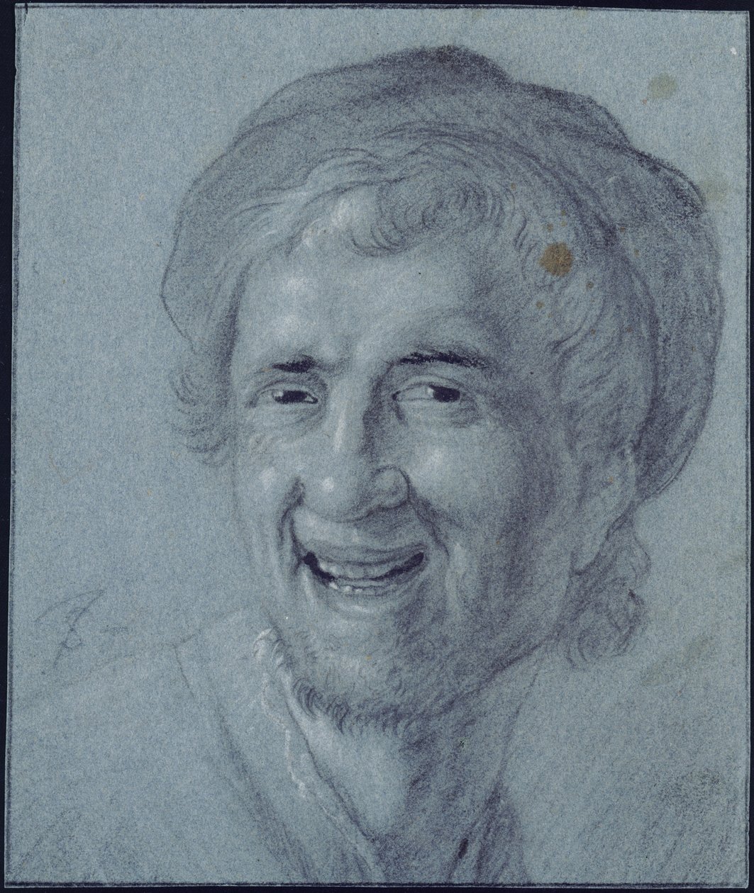 Leende Rembrandt (kopi efter Rembrandts tidlige selvportræt hos F. Stoop i Byfleet) af Jan Steen